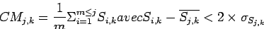 \begin{displaymath}S_{i,k} = data_{i,k} - ped_i - CM_{i \in j,k}\end{displaymath}