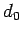 $d_0 \sim l sin(\phi - \phi_0) \sim l(\phi - \phi_0)$