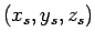 $(\Delta_x = x_r - x_s$